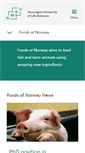 Mobile Screenshot of foodsofnorway.net